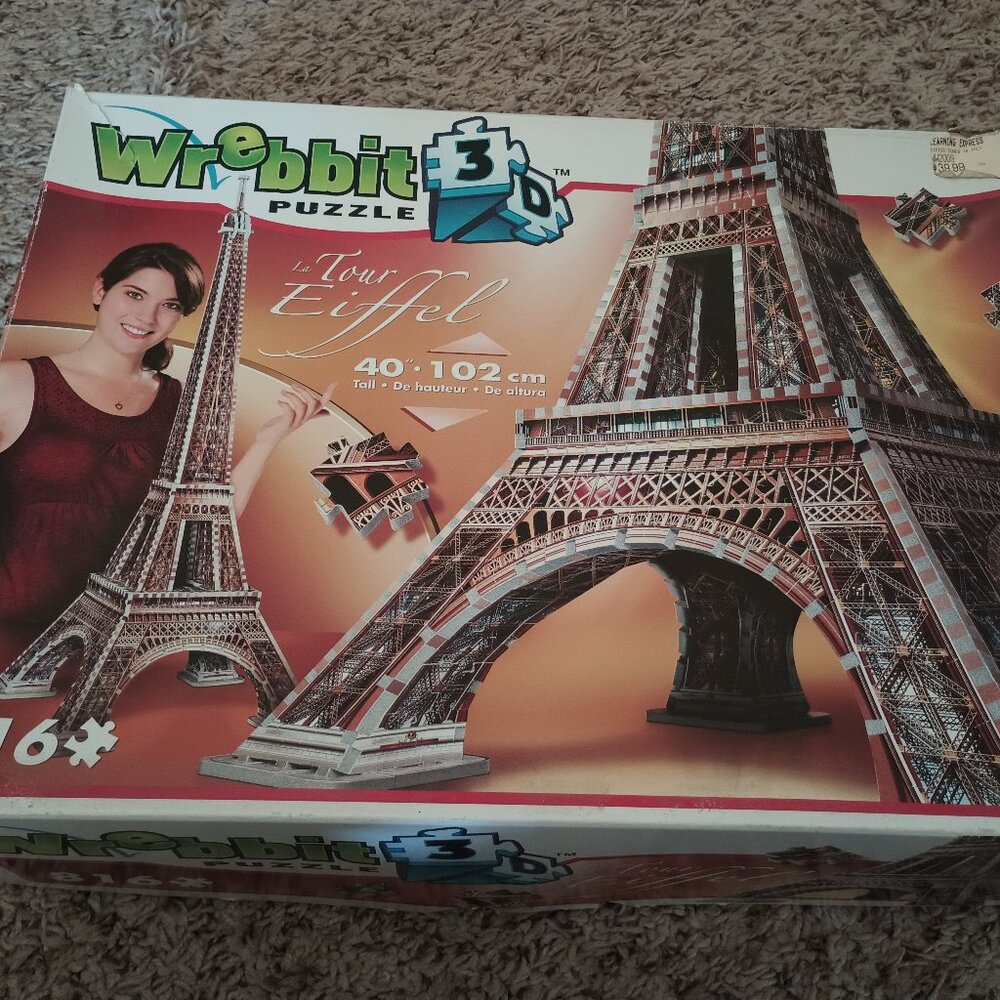 3D Eiffel Tower puzzle - architectural puzzle